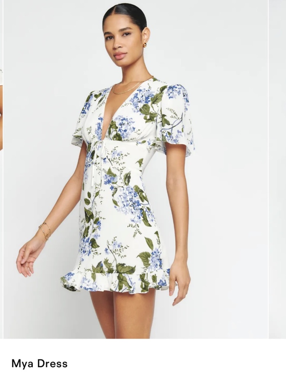 Reformation Mya Dress in Riviera print Size 4 NWT